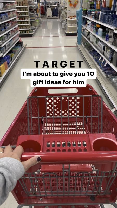 Ten Target gift ideas for him! 🎁🎁

When I polled you for who you’re still Christmas shopping for, the most common answers was husbands/dads/fiancé’s! 

This gift guide round up are items my husband owns and loves, comment SHOP to be sent the links to you. 

Top ten ideas🎁👇🏻
1. Grooming Kit
2. Fitness accessories 
3. Cookware or grilling tools
4. Books or a kindle
5. Outdoor adventure gear
6. Cozy lounge pieces
7. Tech gadgets 
8. Masculine candle
9. Personalized items
10. Gourmet coffee 


#LTKGiftGuide #LTKSeasonal #LTKHoliday