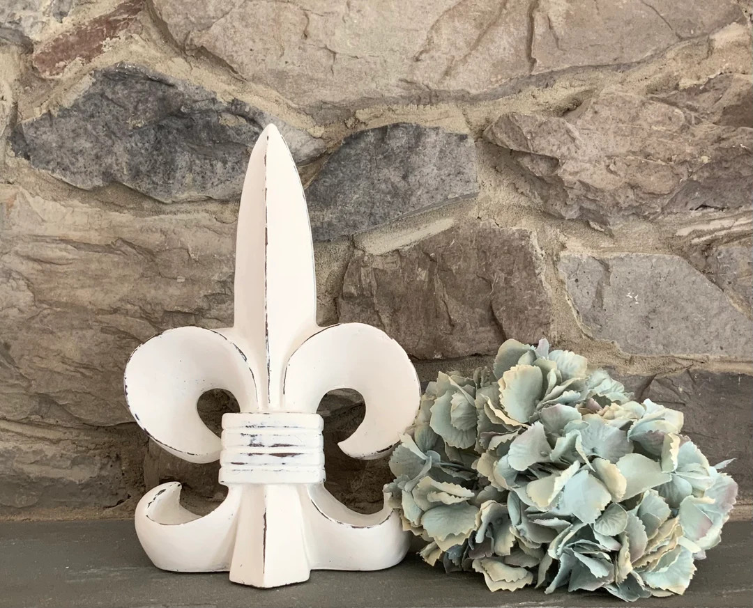Fleur De Lis Finial, Table Centerpiece, Decorative Finial, Mantle Decor | Etsy (US)