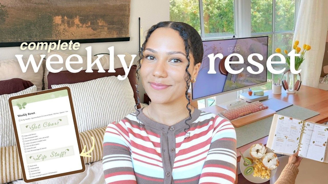 The Low-Pressure Reset Routine Your Week Really Needs (Vlog) #selfcare #reset #weeklyreset #planner #planning 

 #LTKdayinmylife #LTKselfcare #LTKHome