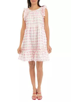 Crown & Ivy™ Women's Flutter Sleeve Dress | Belk