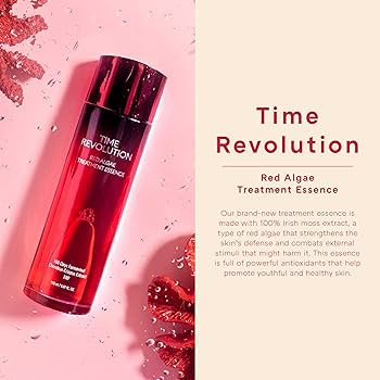 MISSHA Time Revolution Red Algae Treatment Face Serum Essence 150ml | Amazon (US)