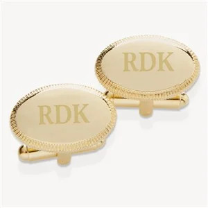 Elite Collection Gold Engraved Cufflinks | Things Remembered
