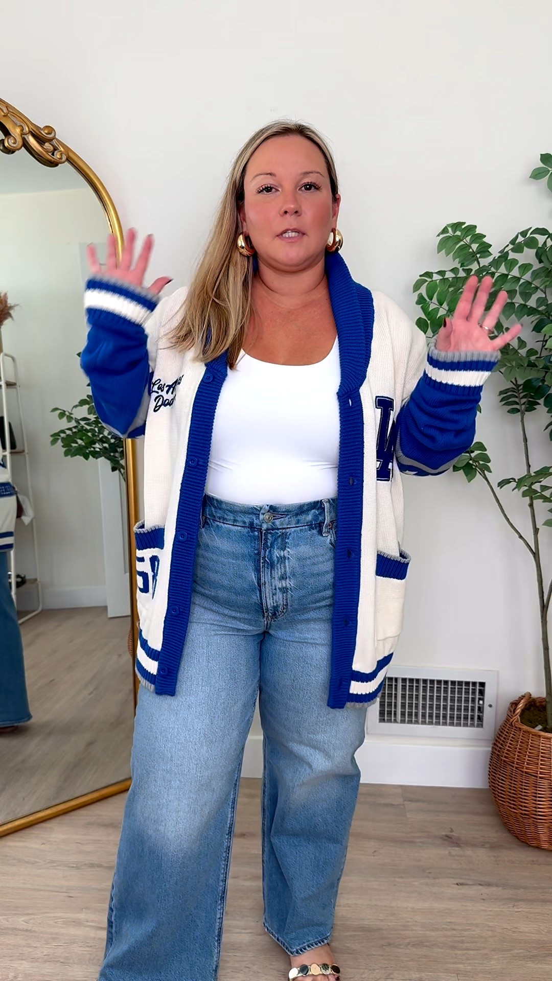 The cutest baseball cardigan! I’m a huge dodger fan, so when I saw this cardigan sweater online I had to have it! It’s so unique and different! It’s got such great details, it’s embroidered, and it’s really comfortable! It is a bit of a splurge but it’s different and not something you see everyone wearing. They have other teams as well. I sized down to a MEDIUM. Also a great gift idea! 

Gift ideas, gifts for her, sports fan, cardigan, fall style, fall sweaters 

#LTKStyleTip #LTKPetite #LTKMidsize