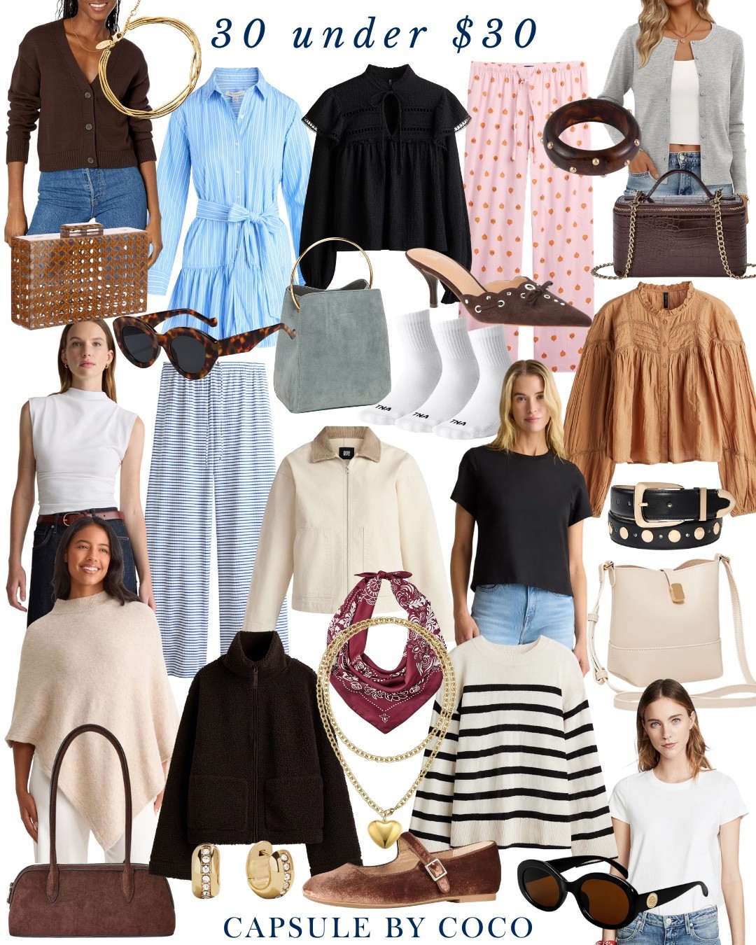 30 finds under $30! 

Fall trends, fall fashion under $50, fall fashion under $100, fall accessories, Capsule By CoCo



#LTKSeasonal #LTKSaleAlert #LTKFindsUnder50