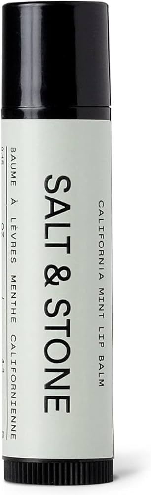 SALT & STONE California Mint Lip Balm | Natural, Moisturizing, Hydrating Long Lasting Lip Balm | Res | Amazon (US)