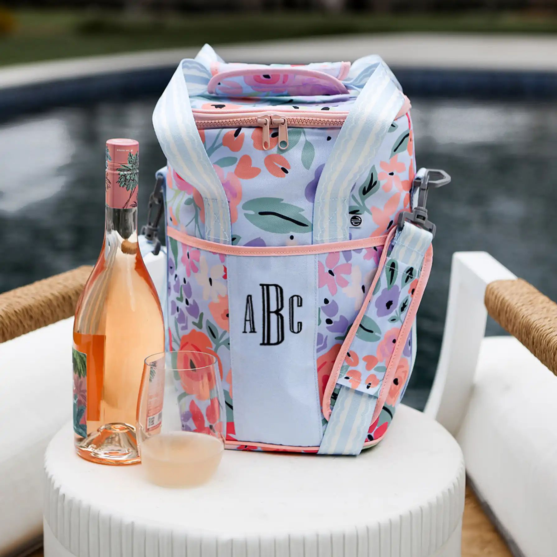 Monogrammed Tall Cooler | Marleylilly