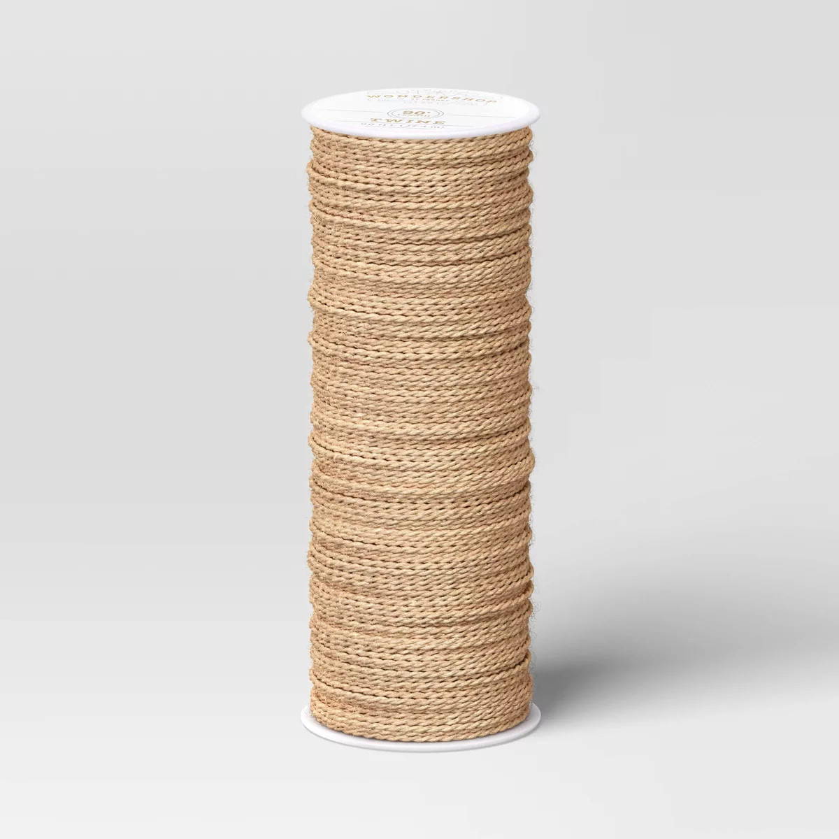 90' Christmas Fabric Ribbon Natural Jute - Wondershop™ | Target