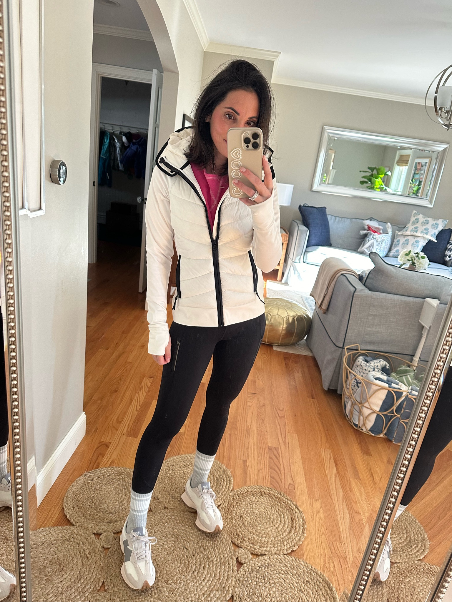 Xxs in zip up
Xs in pants
Sneaks tts


#LTKfitness #LTKstyletip #LTKfindsunder50