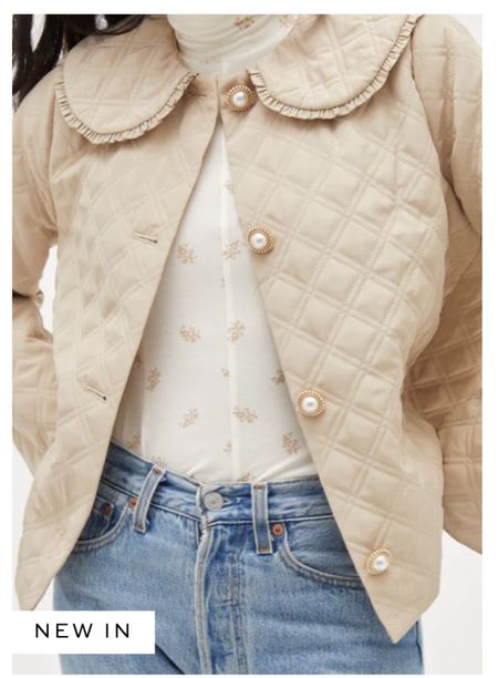 New in!! The cutest quilted jacket for fall with the most darling Peter Pan collar!

#LTKSeasonal #LTKGiftGuide #LTKtravel