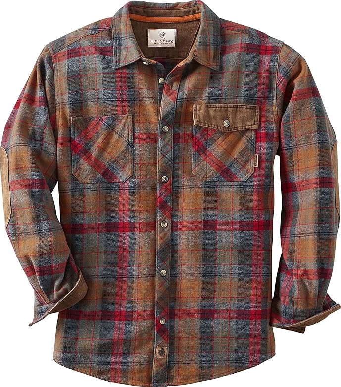 Legendary Whitetails Men's Harbor Heavyweight Woven Shirt | Amazon (US)