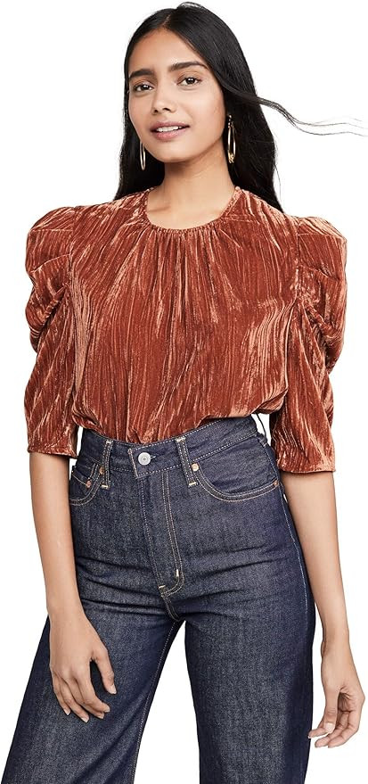 WAYF Women's Greyson Puff Sleeve Top | Amazon (US)