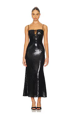 NIA Hawk Dress in Black from Revolve.com | Revolve Clothing (Global)