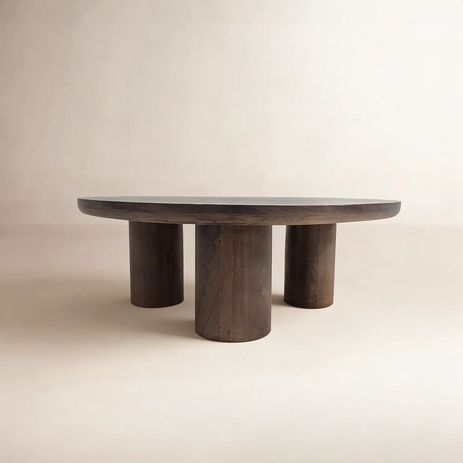 Columnia Solid Wood 3 Legs Coffee Table | Wayfair North America