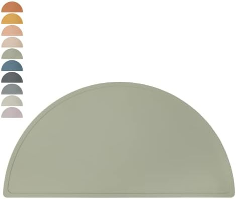 Silicone Pet Food Mat: Waterproof, Non-Slip, Raised Edges to Prevent Spills, Easy-to-Clean Flexible  | Amazon (US)