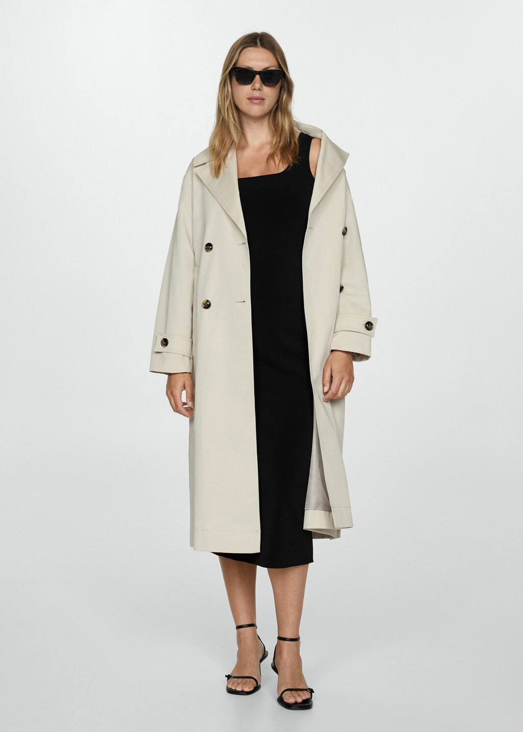 Fitted jersey dress | MANGO (US)