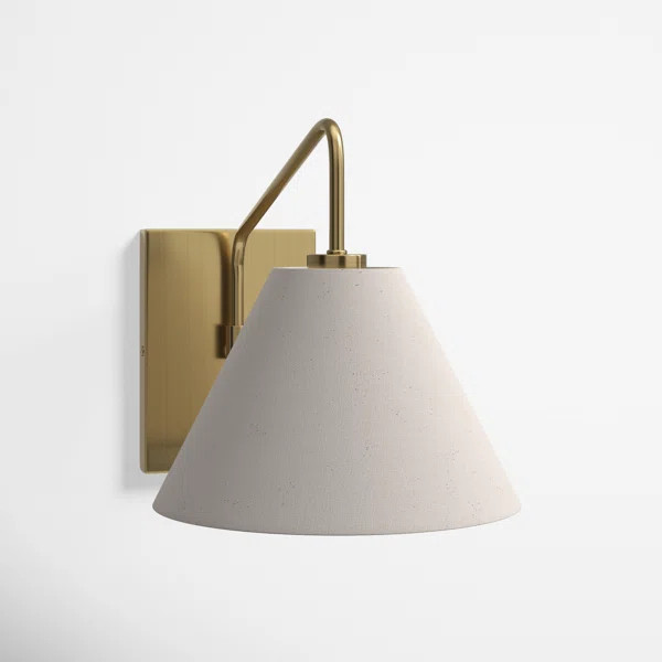 Finley Solid Brass Armed Sconce | Wayfair North America