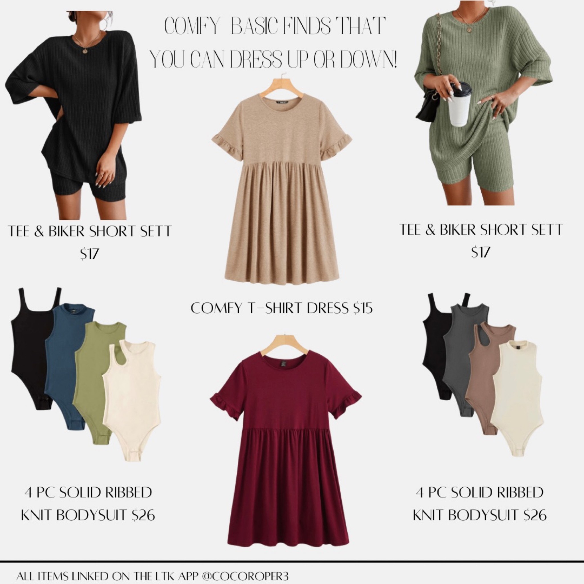 Fall items you can wear so many ways! Think denim jacket shorts leggings heels boots sneakers! Perfect for any occasion! Dress up or down #ltkstetip #ltkseasonal #ltku 

#LTKunder50 #LTKSeasonal #LTKstyletip