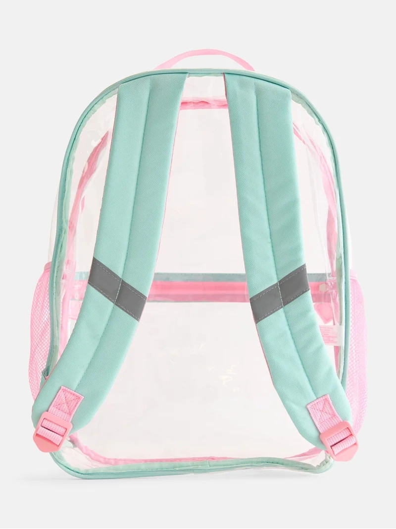 Packed Party Girls Confetti Clear Backpack and Lunch Box Set | Walmart (US)