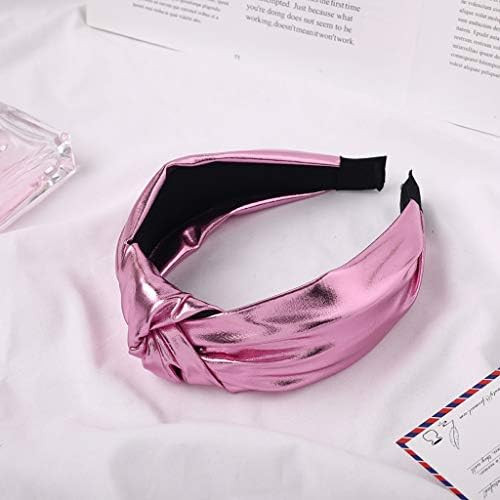 MHDGG Glitter Knotted Headbands for Women,1Pcs Wide Headbands Knot Turban Headband Hair Band for Wom | Amazon (US)