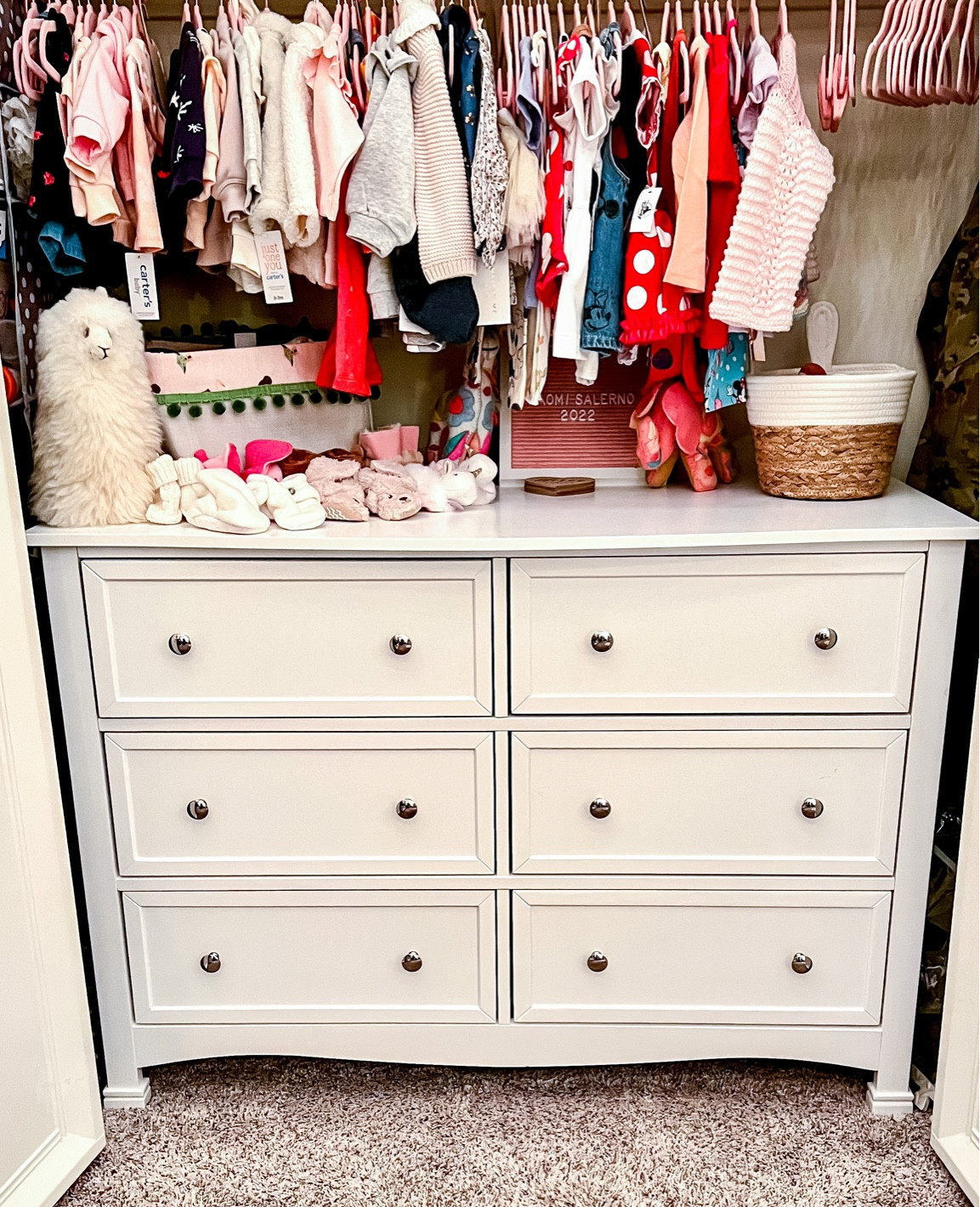 Small dresser for inside narrow closet