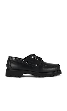 G.H.BASS Ranger Camp Mocassin Dress Shoe in Black from Revolve.com | Revolve Clothing (Global)