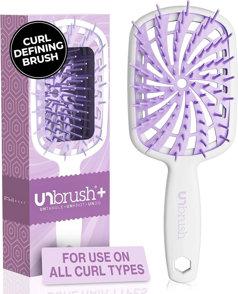 FHI Heat UNbrush Plus — Curly Hair Brush for Gentle & Effective Detangling on Wet or Dry Fragil... | Amazon (US)