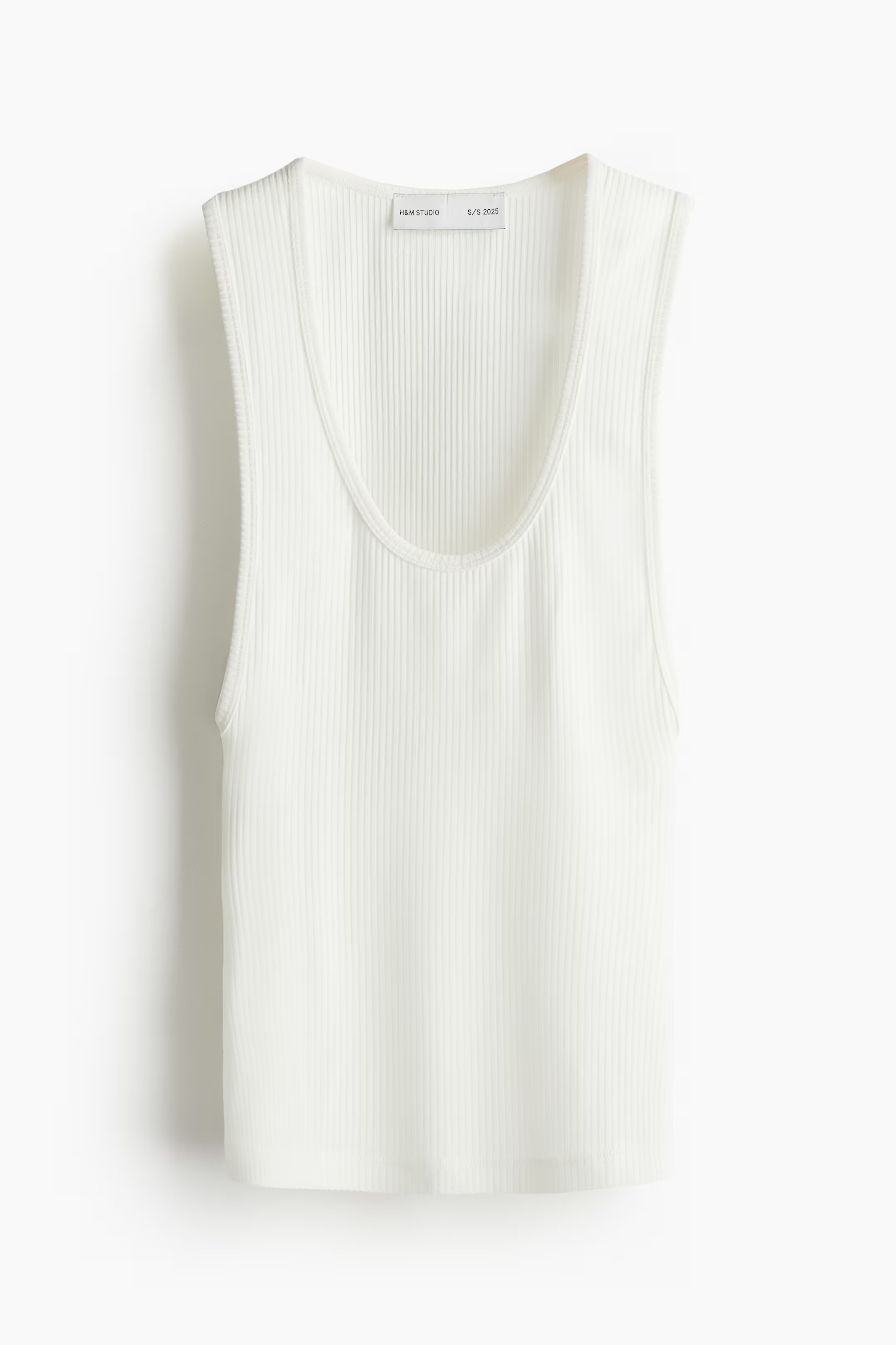Ribbed viscose vest top | H&M (UK, MY, IN, SG, PH, TW, HK)