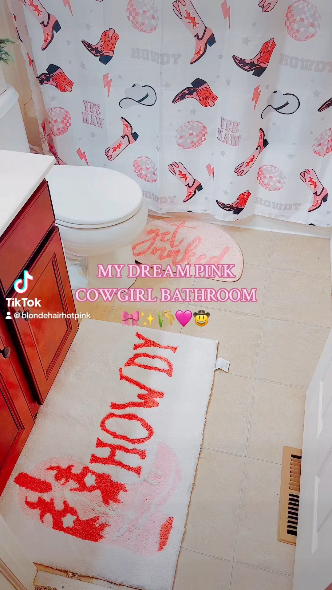 MY PINK COWGIRL BATHROOM🩷✨🤠🎀

#LTKSaleAlert #LTKSeasonal #LTKHome
