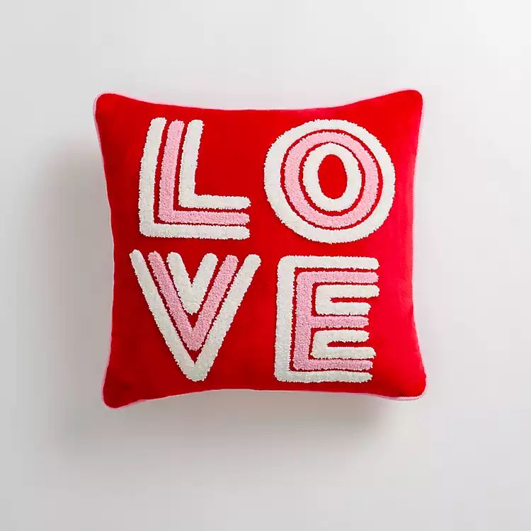 New! Love Textured Mini Pillow | Kirkland's Home