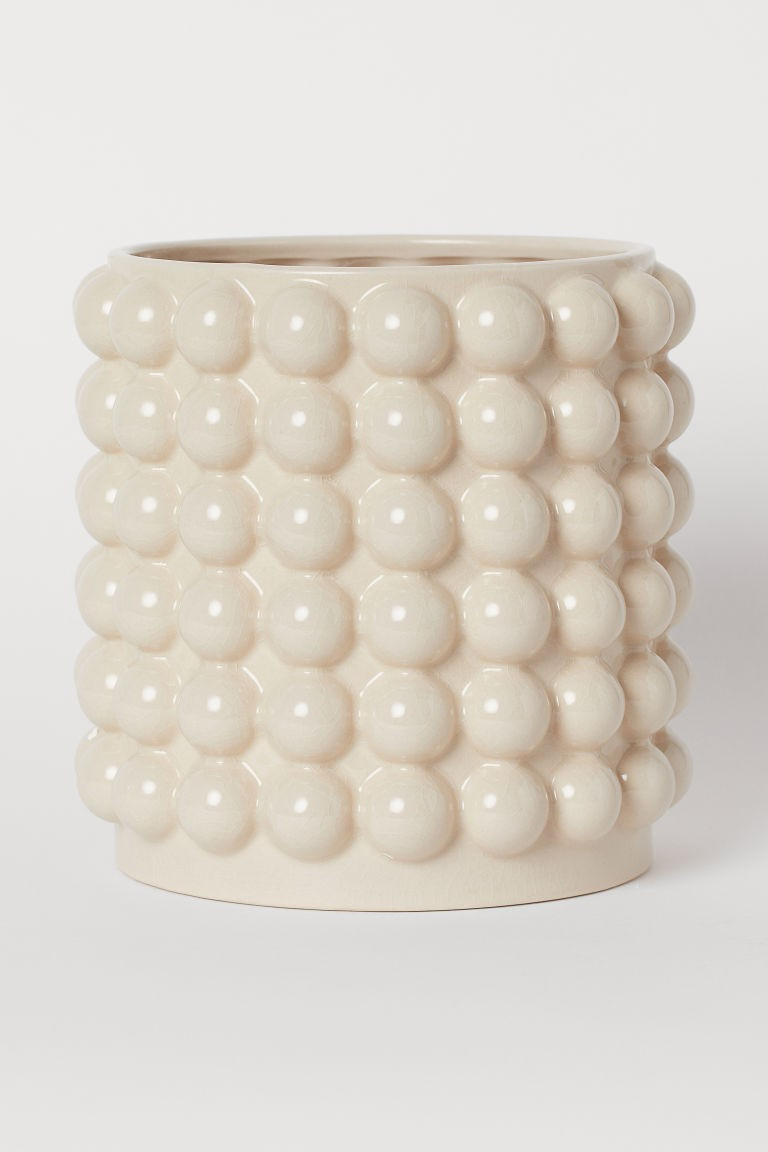 Large Plant Pot with Bubbles | H&M (US + CA)