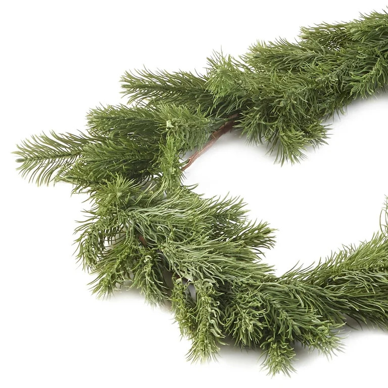 Holiday Time Greenery Christmas Garland, 6 Foot | Walmart (US)