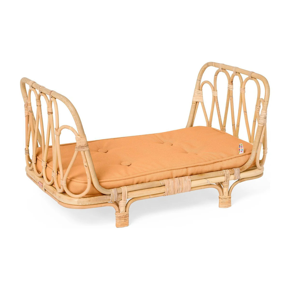 Poppie Rattan Doll Daybed, Clay | Shop Sweet Lulu