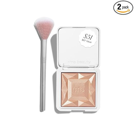 RMS Beauty The Glow Makers Duo - ReDimension Hydra Dew Powder Highlighter and Skin2Skin Classic F... | Amazon (US)