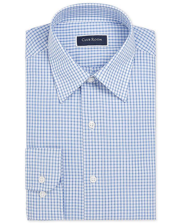 Club Room
          
  
  
      
          Men's Classic/Regular-Fit Check Dress Shirt, Created ... | Macys (US)