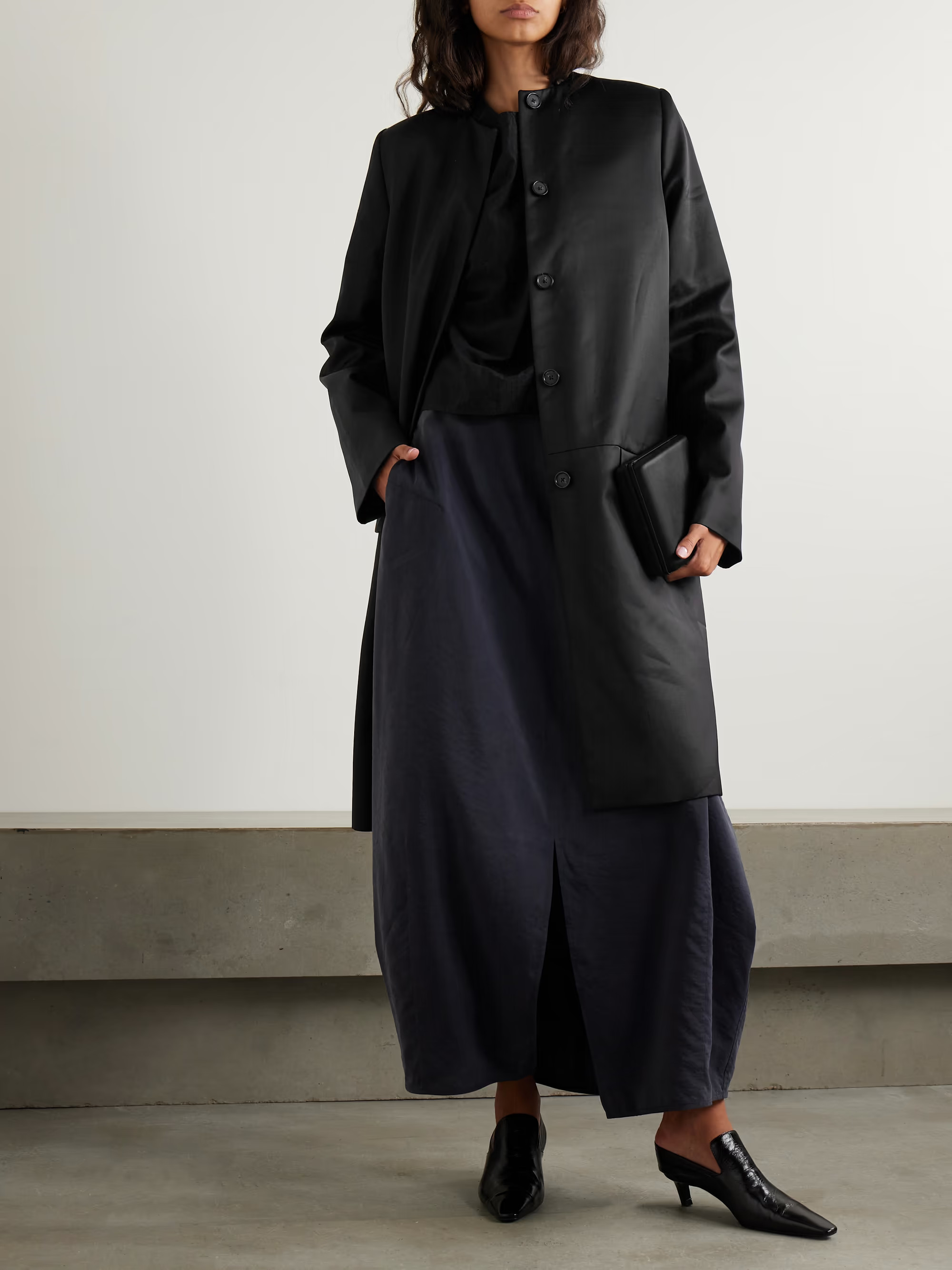 Satin coat | NET-A-PORTER (UK & EU)