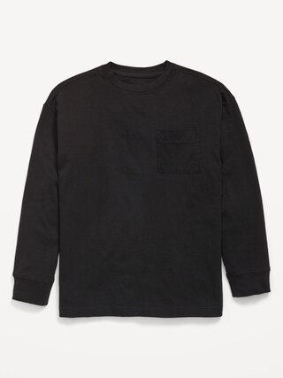 Oversized Long-Sleeve Pocket T-Shirt for Boys | Old Navy (US)
