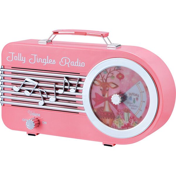 10.5" Jolly Jingles Radio, Pink | Maisonette