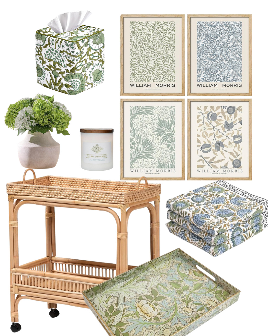 I’ve been slowly layering in William Morris–inspired pieces, and I love how they bring in pattern without feeling busy 🤍
Soft greens, muted blues, and natural textures create a look that feels collected, timeless, and effortlessly cozy.

The rattan cart adds warmth, the florals keep it fresh, and those classic prints tie everything together. Perfect for a bedroom, guest space, or any quiet corner that needs a little something extra! 🌿

✨ Linked all my favorites here.

#LTKHome
#LTKDecor
#LTKFinds
#LTKStyle
#HomeInspo
#InteriorInspo
#DecorInspo
#NeutralDecor
#ClassicStyle
#TraditionalDecor
#CozyHome
#HomeDetails
#ShopMyHome 

 