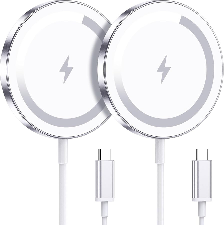 for Apple Mag-Safe Charger 2 Pack, Magnetic Wireless Charger for iPhone 17/17 Pro/17 Pro Max/Air/... | Amazon (US)