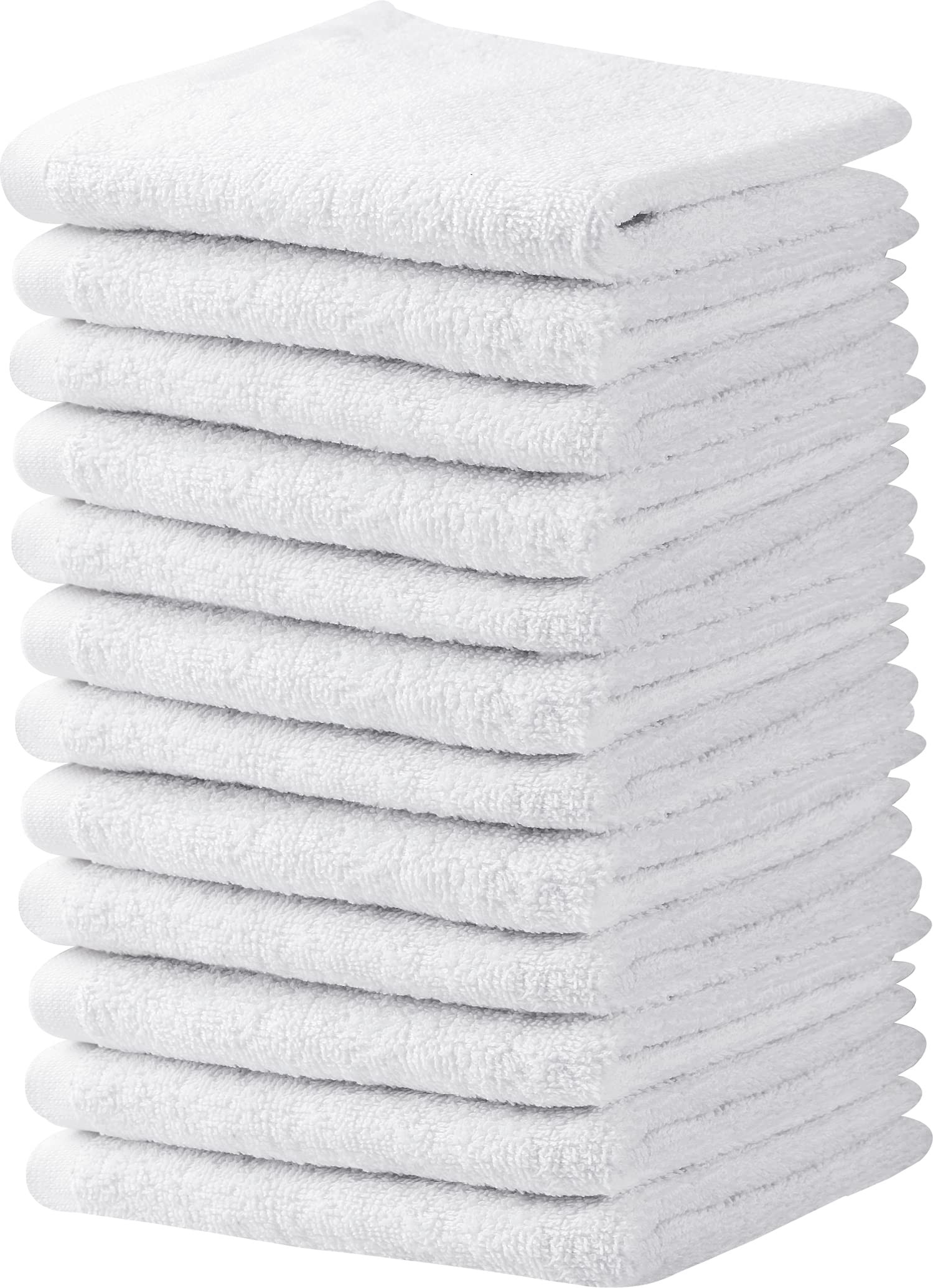 Towel and Linen Mart White Salon Towels, Pack of 12 (Not Bleach Proof, 16 x 27 Inches) Highly Abs... | Amazon (US)