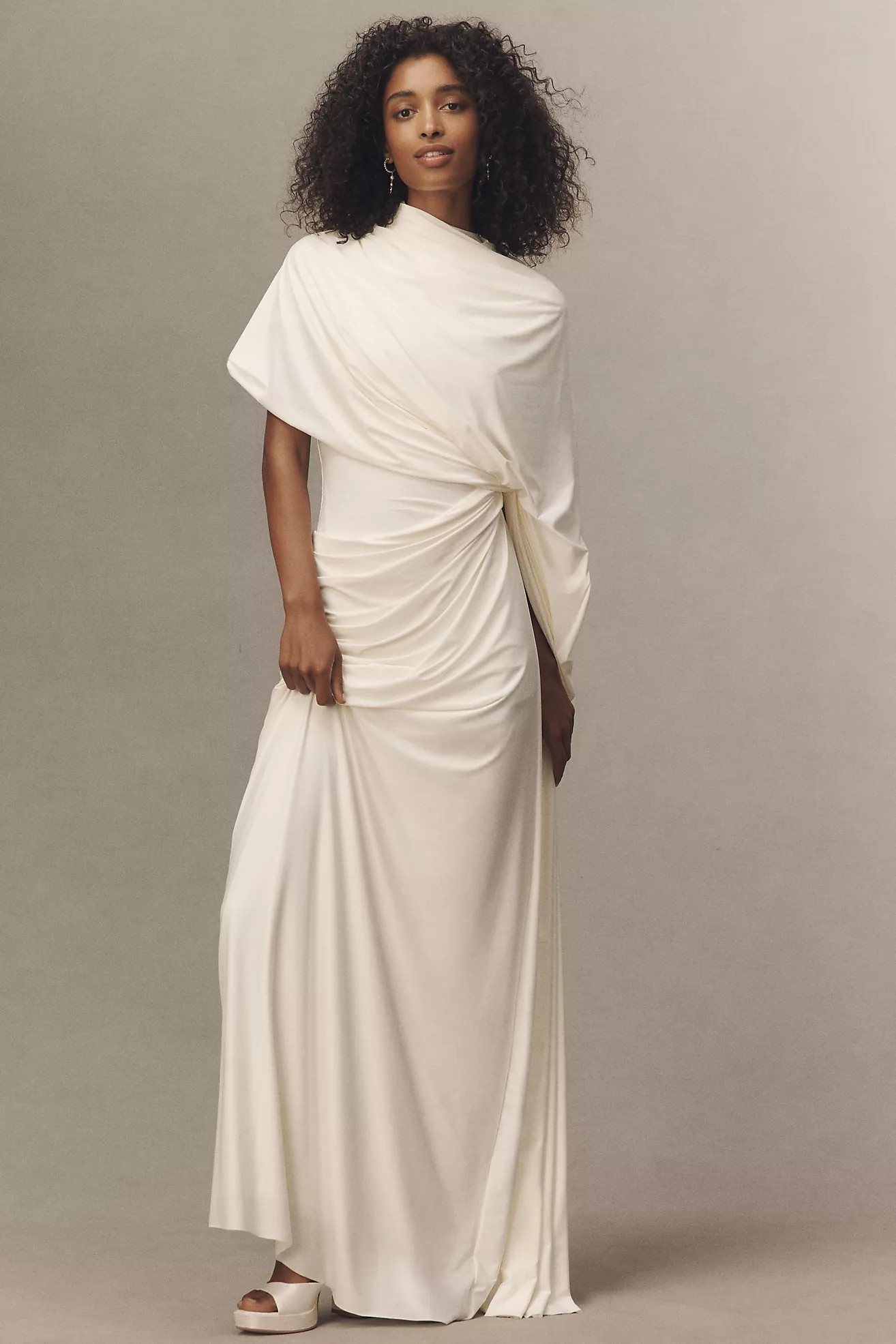 Deme by Gabriella Luciana Caped Maxi Dress | Anthropologie (US)