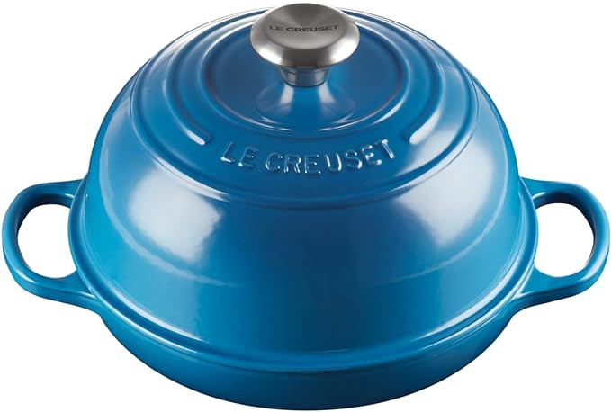 Le Creuset Enameled Cast Iron Signature Round Bread Oven, 9.5 inch, Marseille | Amazon (US)