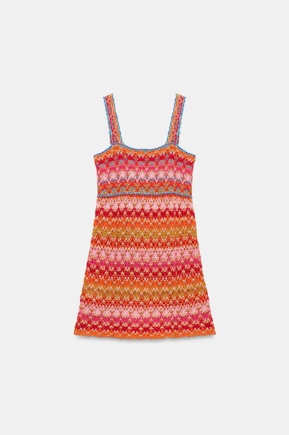 SHORT KNIT DRESS | Zara US