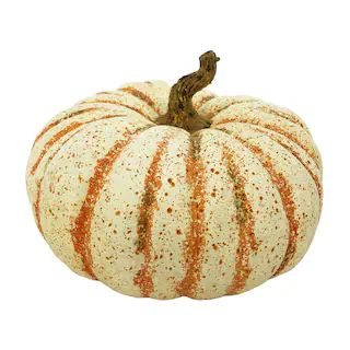 14" Cream & Orange Decorative Princess Pumpkin by Ashland® | Michaels | Michaels Stores