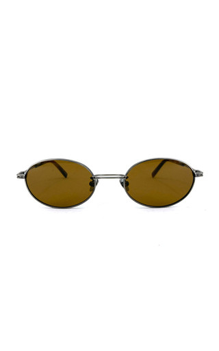 Oval-Frame Metal Sunglasses | Moda Operandi (Global)