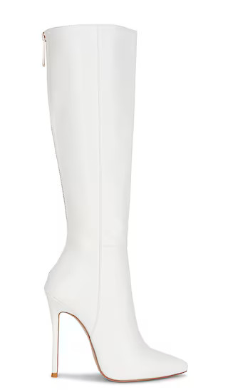 Miliano Faux Leather Boot in Nieve | Revolve Clothing (Global)