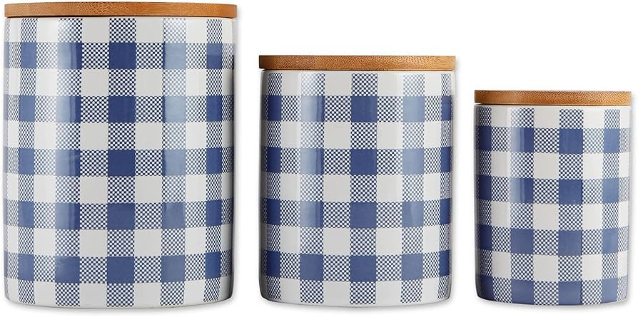 DII Ceramic Canister Sets for the Kitchen Food Safe Storage Containers with Lids, Large, Medium &... | Amazon (US)