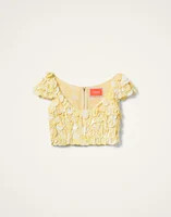 Decò Top in Solid Yellow for Women | La DoubleJ | La DoubleJ