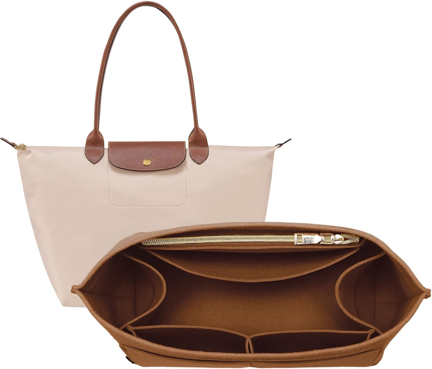 Purse Organizer Insert for Longchamp Bag, Tote Handbag Organizer for Women | Amazon (US)