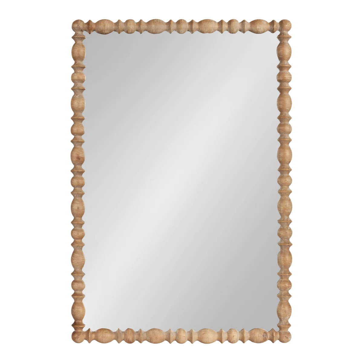Joss & Main Rectangle Scalloped Wooden Mirror & Reviews | Wayfair | Wayfair North America
